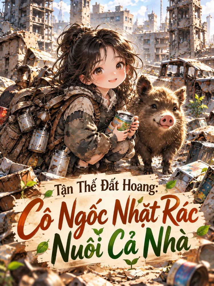 Tận Thế Đất Hoang: Cô Ngốc Nhặt Rác Nuôi Cả Nhà - Lãnh Hiên