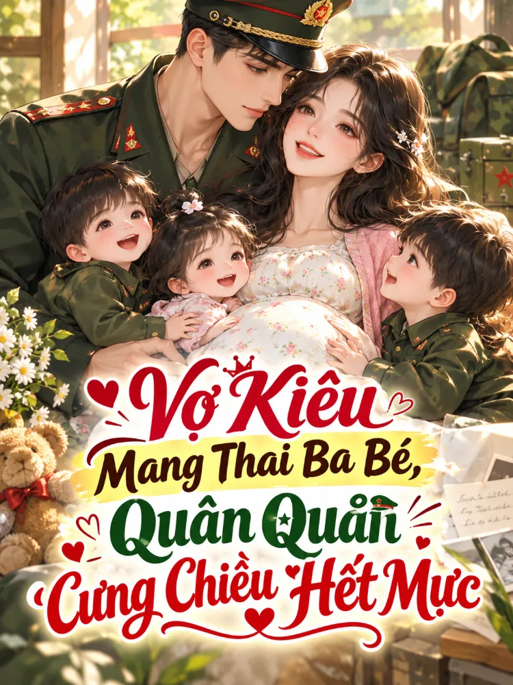 Vợ Kiêu Mang Thai Ba Bé, Quân Quan Cưng Chiều Hết Mực