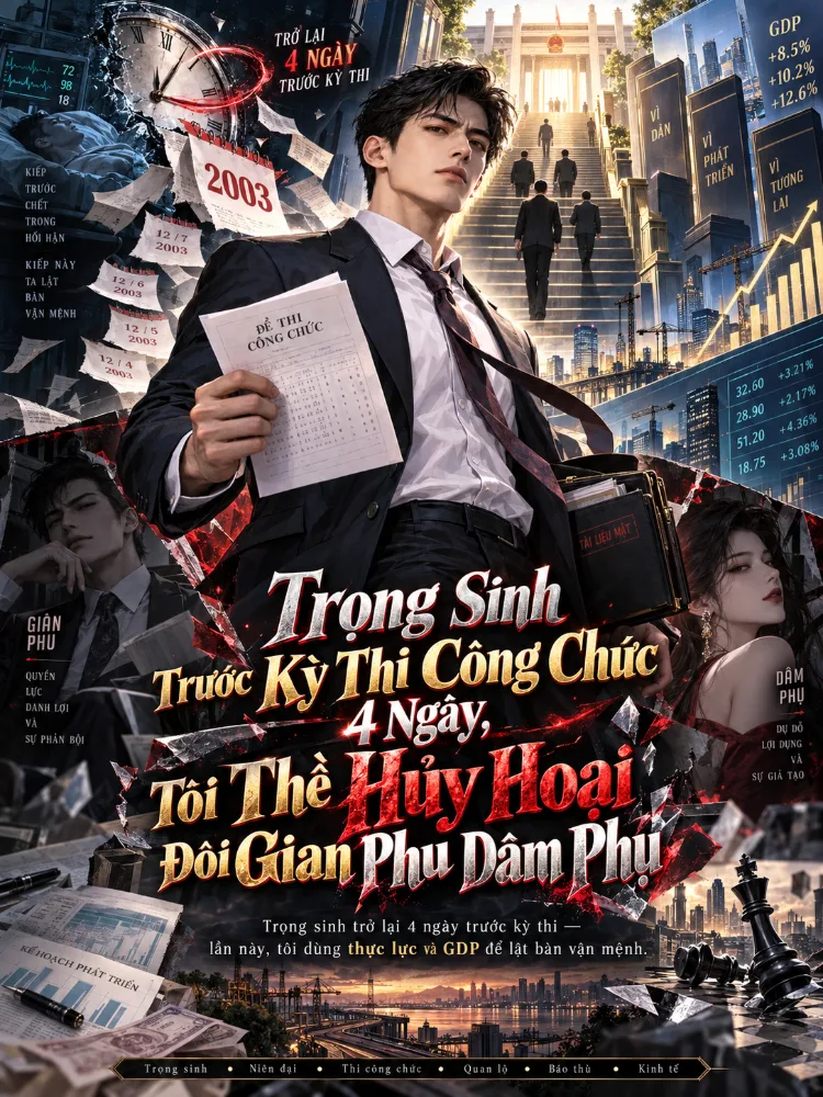 Trọng Sinh Trước Kỳ Thi Công Chức 4 Ngày, Tôi Thề Hủy Hoại Đôi Gian Phu Dâm Phụ