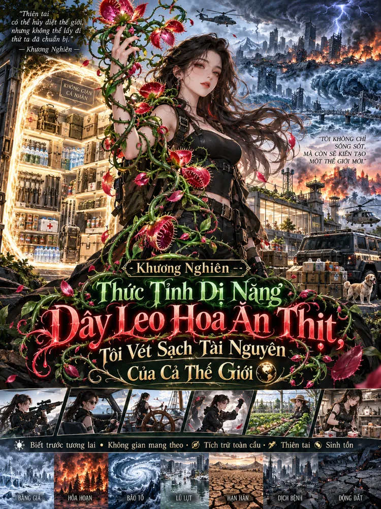 Khương Nghiên - Thức Tỉnh Dị Năng Dây Leo Hoa Ăn Thịt , Tôi Vét Sạch Tài Nguyên Của Cả Thế Giới