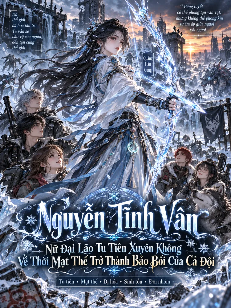 Nguyễn Tĩnh Vân - Nữ Đại Lão Tu Tiên Xuyên Không Về Thời Mạt Thế Trở Thành Bảo Bối Của Cả Đội