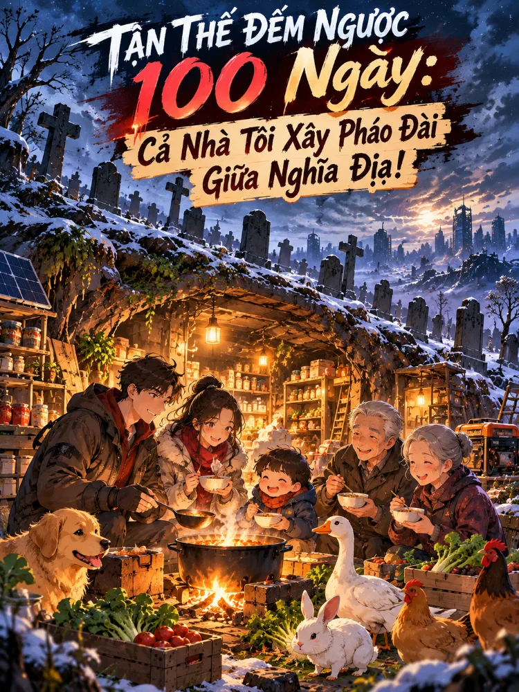 Tận Thế Đếm Ngược 100 Ngày: Cả Nhà Tôi Xây Pháo Đài Giữa Nghĩa Địa!