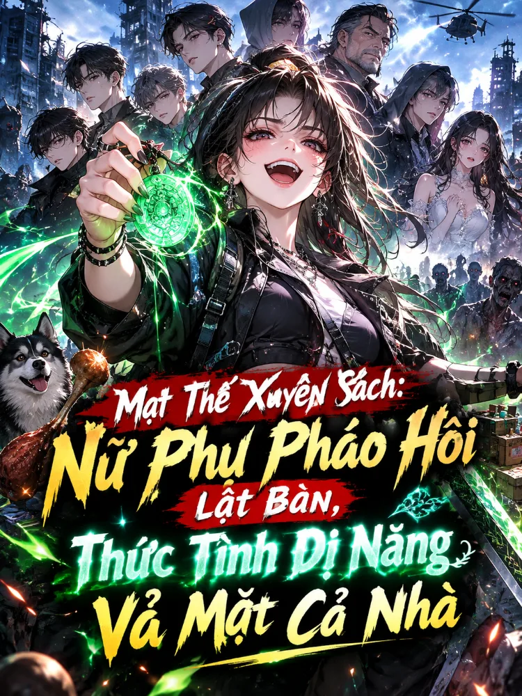 Mạt Thế Xuyên Sách: Nữ Phụ Pháo Hôi Lật Bàn,Thức Tỉnh Dị Năng Vả Mặt Cả Nhà