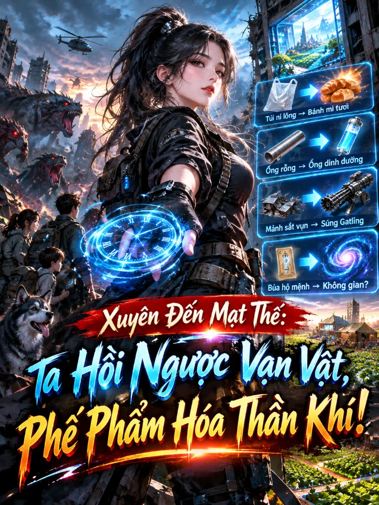 Xuyên Đến Mạt Thế: Ta Hồi Ngược Vạn Vật, Phế Phẩm Hóa Thần Khí!