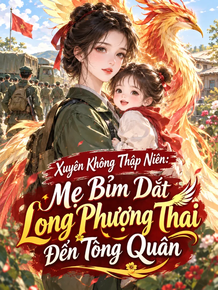 Xuyên Không Thập Niên: Mẹ Bỉm Dắt Long Phượng Thai Đến Tòng Quân
