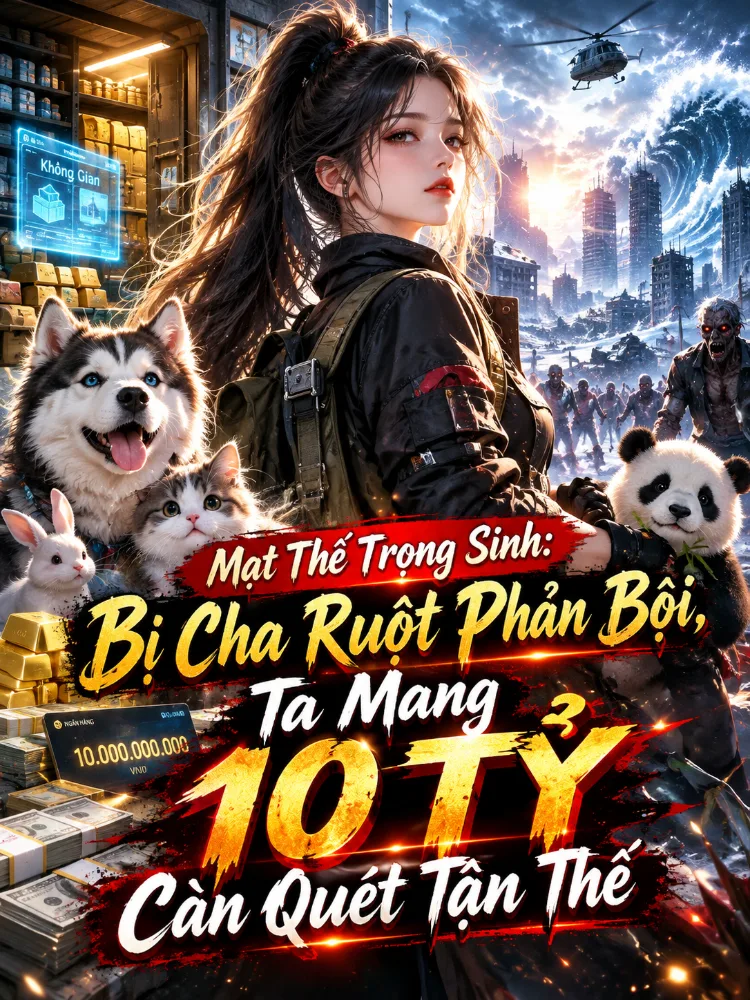 Mạt Thế Trọng Sinh: Bị Cha Ruột Phản Bội, Ta Mang 10 Tỷ Càn Quét Tận Thế