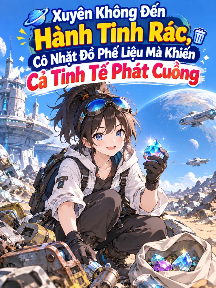 Xuyên Không Đến Hành Tinh Rác, Cô Nhặt Đồ Phế Liệu Mà Khiến Cả Tinh Tế Phát Cuồng