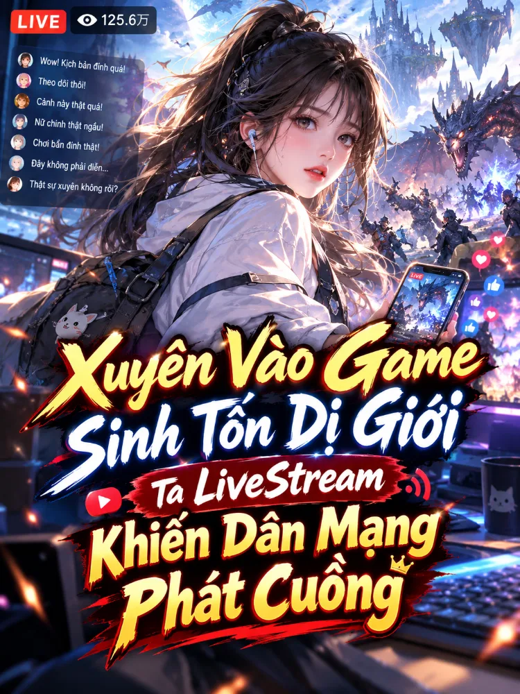 Xuyên Vào Game Sinh Tồn Dị Giới Ta LiveStream Khiến Dân Mạng Phát Cuồng